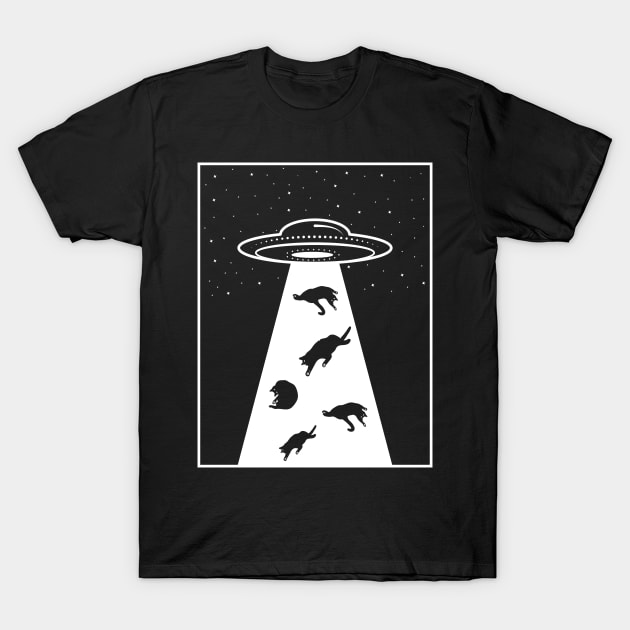 UFO Cat T-Shirt by Monosshop